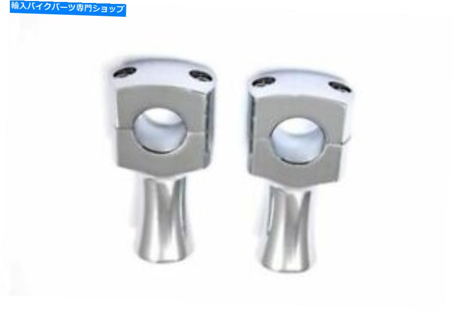 クロームパーツ Harley DavidsonによるChrome 3 DomedライザーによるV-Twin Chrome 3 Domed Riser for Harley Davidson by V-Twin【並行輸入品】