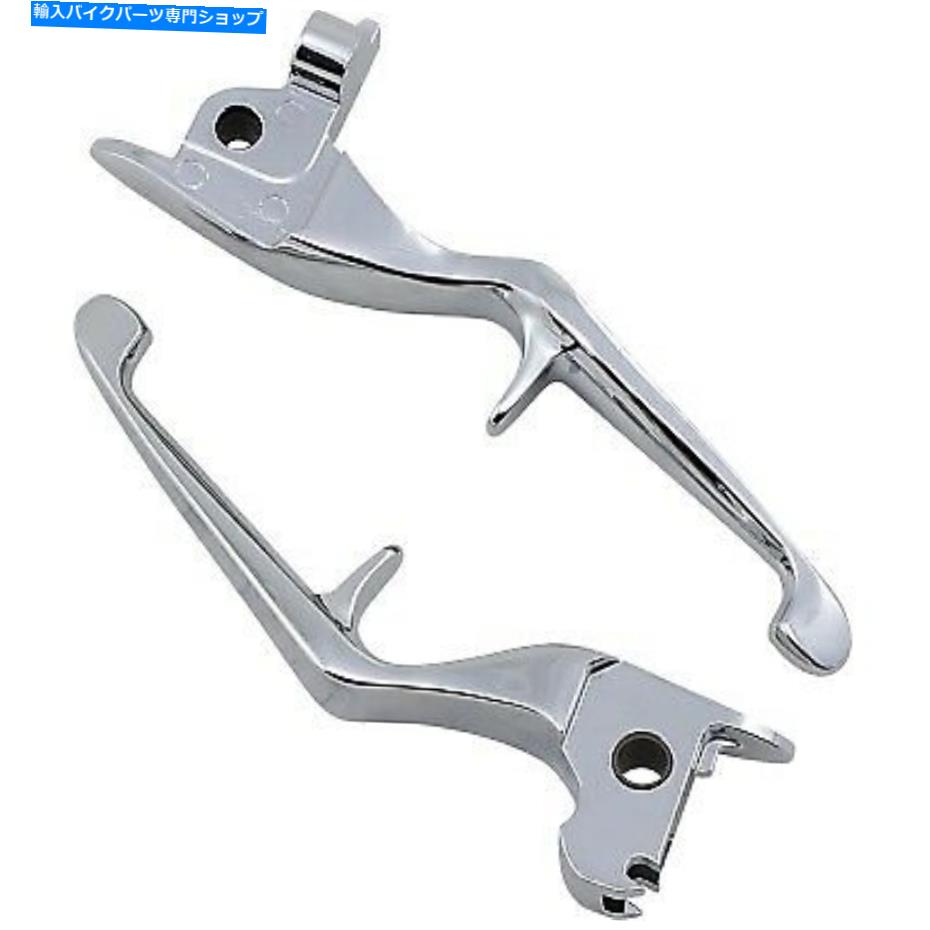 クロームパーツ Kuryakyn - 1843 - トリガーレバー、Chrome Harley Road King Efi Flhr、Electra Glide Kuryakyn - 1843 - Trigger Levers, Chrome Harley Road King EFI FLHR,Electra Glide【並行輸入品】