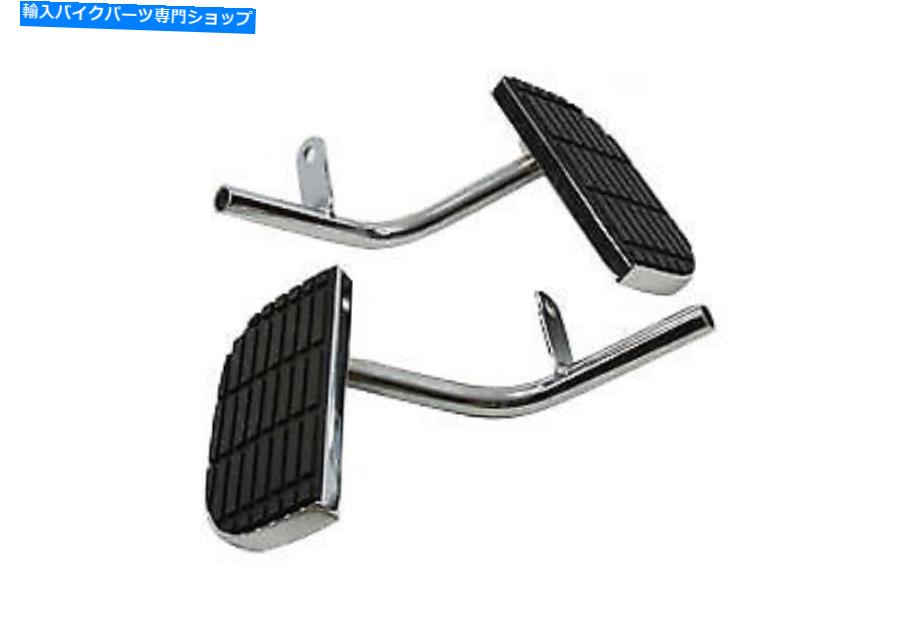 クロームパーツ 乗客フットボードセットクロームはハーレー - ダビッドソンオートバイにフィットします Passenger Footboard Set Chrome fits Harley-Davidson motorcycles【並行輸入品】