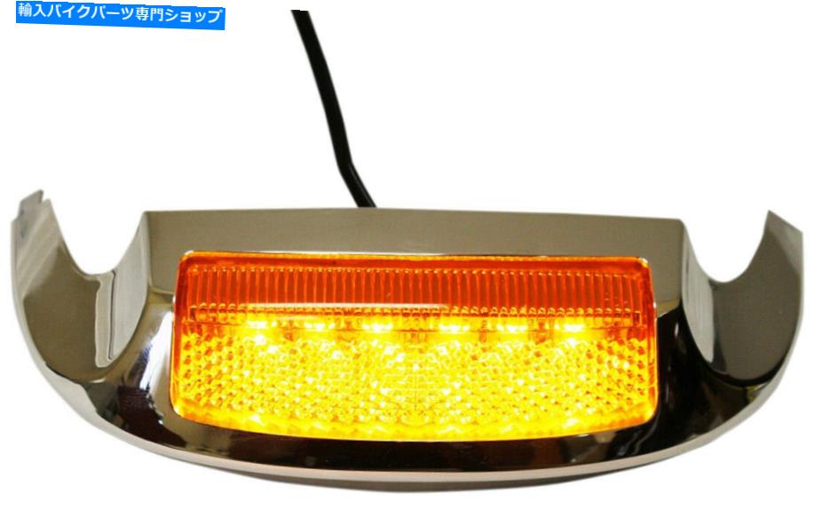 クロームパーツ カスタムダイナミクスLEDフェンダーチップハウジングフロントクロームホワイト/スモークGEN-FT-WS Custom Dynamics LED Fender Tip Housing Front Chrome White/Smoke GEN-FT-WS【並行輸入品】