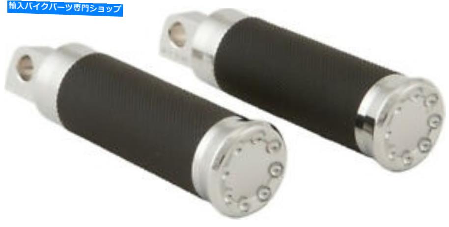 クロームパーツ ハードドライブスロットルフットペグ（クロム）0035-1142-CH 820-4026 HARDDRIVE THROTTLE FOOT PEGS (CHROME) 0035-1142-CH 820-4026【並行輸入品】