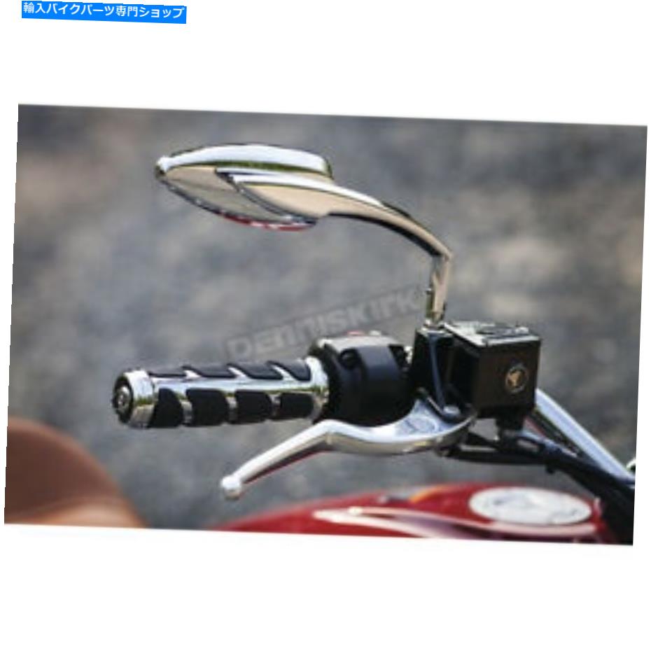 クロームパーツ クレキインクローム/ブラックキネシスグリップ - 6367 Kuryakyn Chrome/Black Kinetic Grips - 6367【並行輸入品】