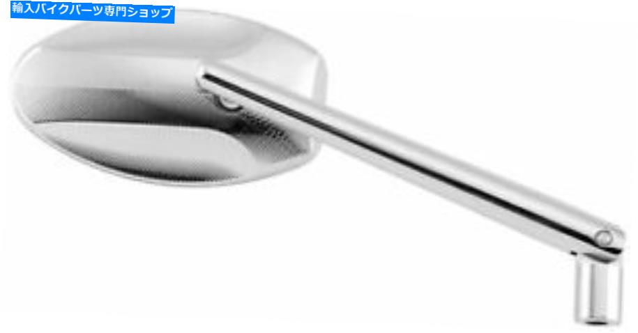 クロームパーツ Bikemaster裏打ちされた楕円形のチューブミラークロムKS-A60CNC BikeMaster Lined Oval Tube Mirror Chrome KS-A60CNC【並行輸入品】