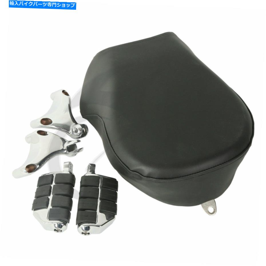 クロームパーツ Chromeリアの助手席のシートフットペグフィットのハーレースポーツスターXL883 1200 2007-2013 Chrome Rear Passenger Seat Footpeg Fit For Harley Sportster XL883 1200 2007-2013【並行輸入品】