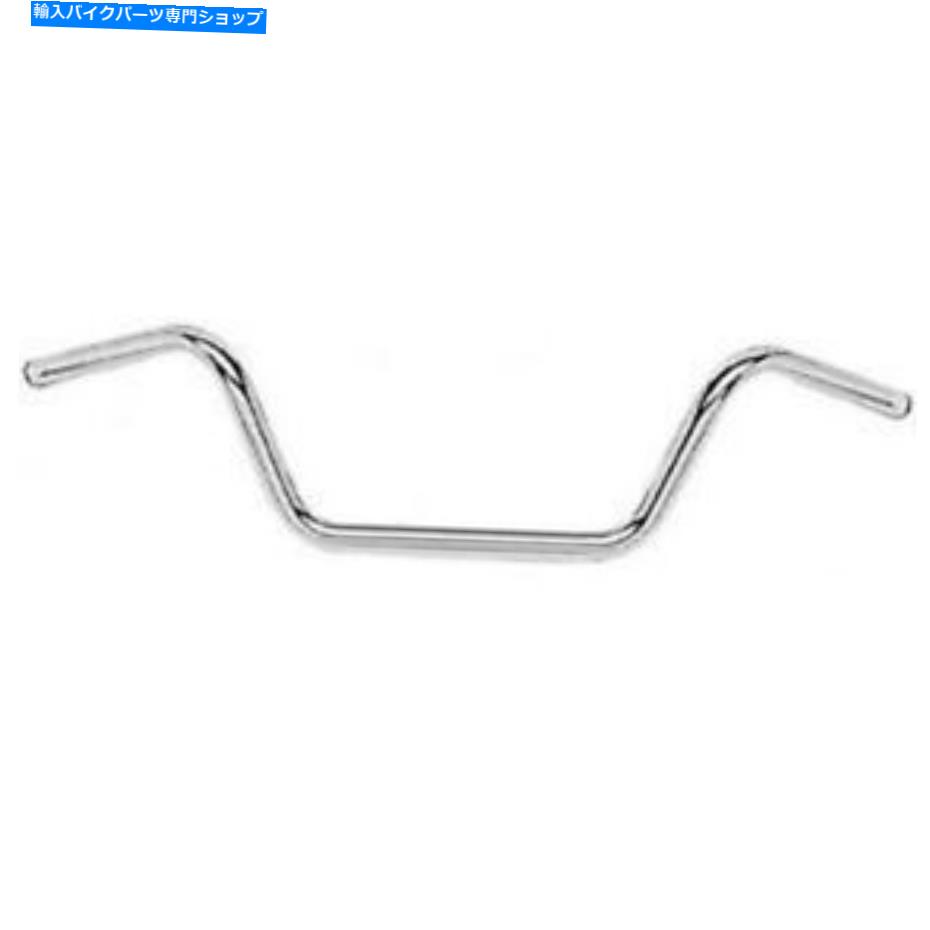 クロームパーツ バイカーの選択400208カスタムVツインハンドルバーメッド。バックホーンベンドが窪んだ（Chrome） Bikers Choice 400208 Custom V-Twin Handlebar Med. Buckhorn Bend Dimpled (Chrome)【並行輸入品】