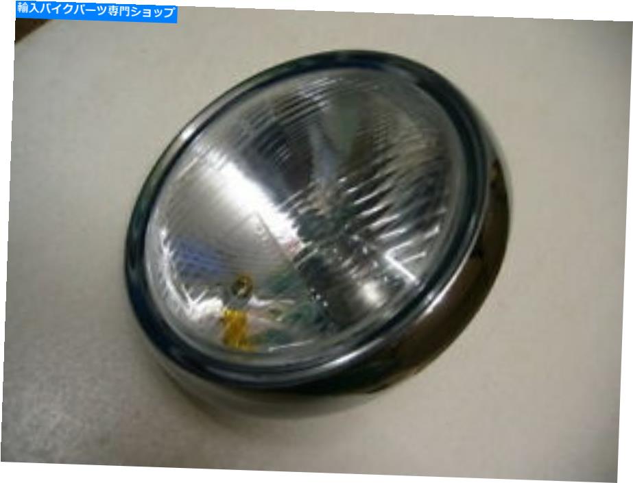 クロームパーツ ホンダCB400 / 4 CB400F 4ヘッドライトヘッドライトガラス＆クロムリム Honda CB400/4 CB400F Four Headlight Head Light Glass & Chrome Rim【並行輸入品】
