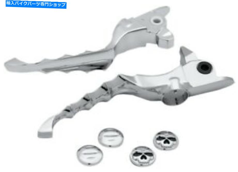 クロームパーツ クレアキンゾンビレバーセットクロム＃1984ハーレーダビッドソン Kuryakyn Zombie Lever Set Chrome #1984 Harley Davidson【並行輸入品】