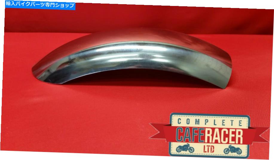 クロームパーツ CRM6Cスタイルカフェレーサースチールマッドガード - クロムド CRM6c STYLE CAFE RACER STEEL MUDGUARD - CHROMED【並行輸入品】