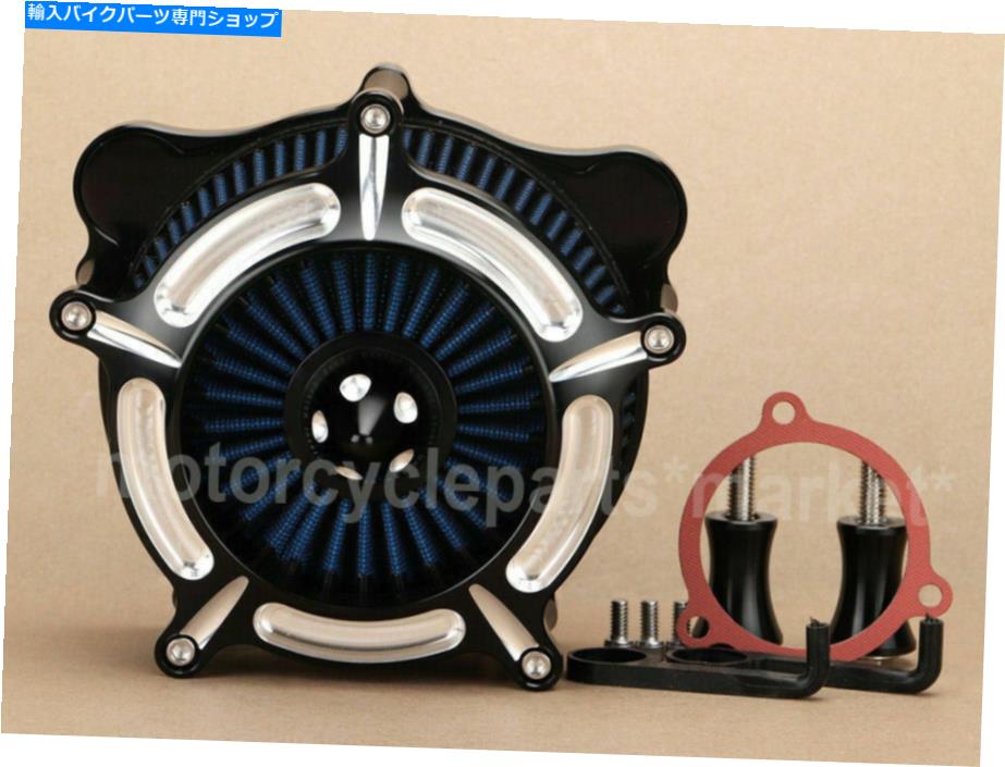 クロームパーツ ハーレーブレイクアウトのためのクロムスパイクタービンエアクリーナーフィルター18-20 FXBR 107 CVO Chrome Spike Turbine Air Cleaner Filter For Harley Breakout 18-20 FXBR 107 CVO【並行輸入品】