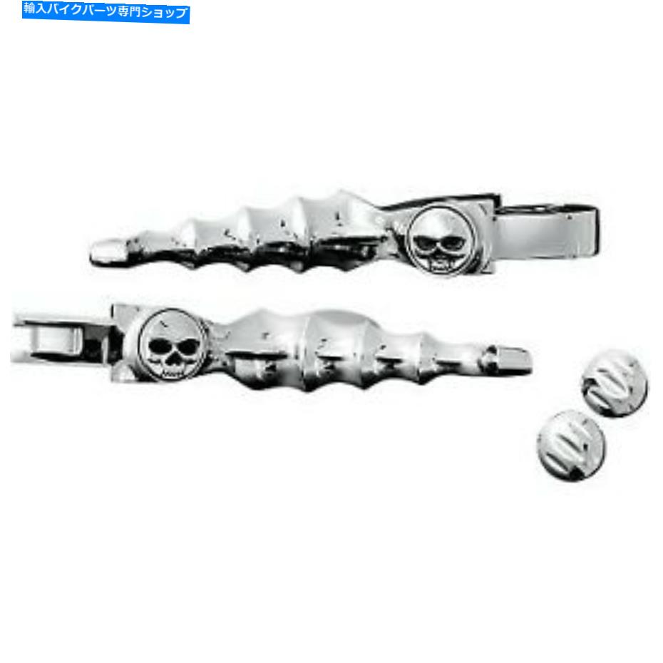 クロームパーツ Kuryakyn 1058 Chrome Zombieクラッチ＆ブレーキレバーセット08-13ハーレーツーリング Kuryakyn 1058 Chrome Zombie Clutch & Brake Levers Set for 08-13 Harley Touring【並行輸入品】