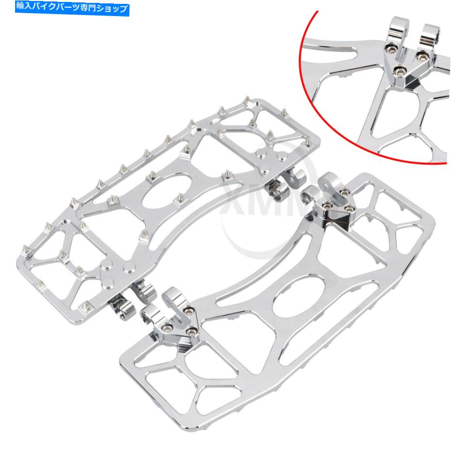 クロームパーツ Chrome Driver MXフロアボードハーレーロードグライドEFI FLTRI FLTR US Chrome Driver MX Floorboards Footrests For Harley Road Glide EFI FLTRI FLTR US【並行輸入品】