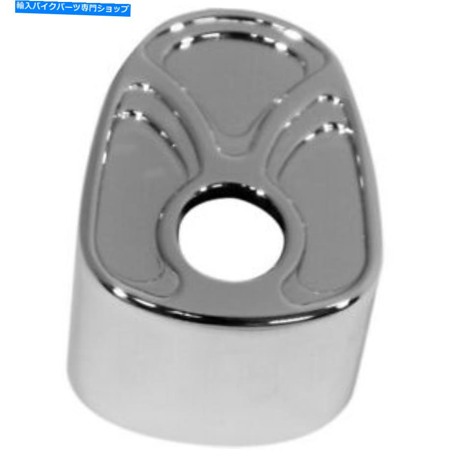 クロームパーツ Carl Brouhard Chrome Spiroシリーズイグニッションスイッチカバー2014-2018ハーリー Carl Brouhard Chrome Spiro Series Ignition Switch Cover 2014-2018 Harley【並行輸入品】