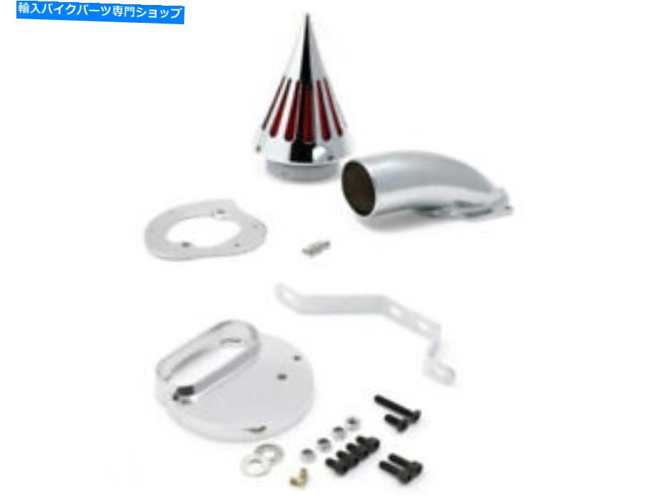 クロームパーツ 1999年 - 2004年ヤマハV-STAR 1100のためのクロムスパイクエアインテーククリーナーフィルター Chrome Spike Air Intake Cleaner Filter For 1999-2004 Yamaha V-Star 1100【並行輸入品】