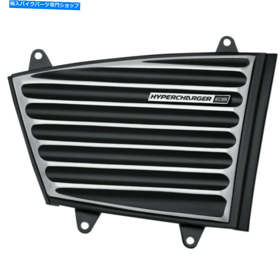 クロームパーツ クライャキンカバー超チャージャーES（ブラック/クローム）9369 Kuryakyn Cover Hypercharger ES (Black / Chrome) 9369【並行輸入品】 33,353円