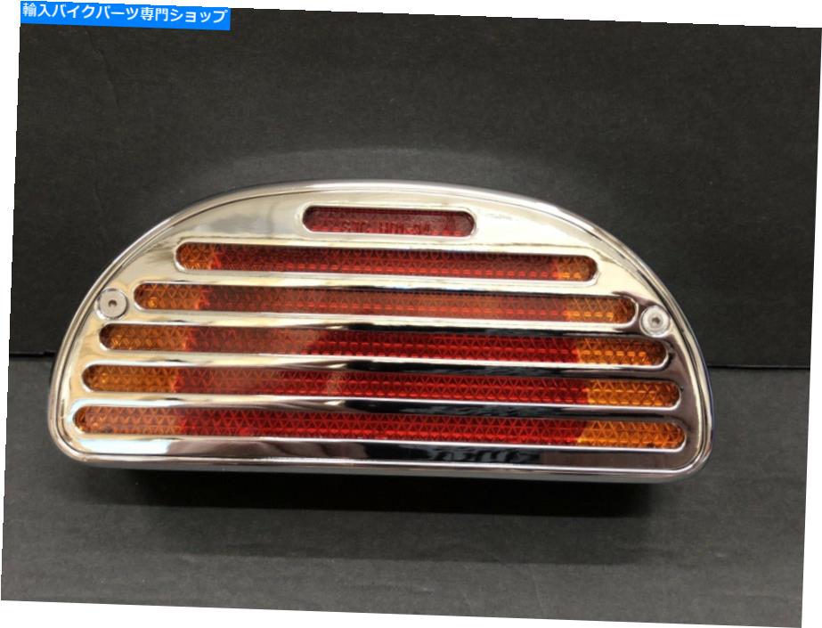 クロームパーツ NOS Pro 1つのビレット脂肪ボブテールライト、Chrome。ハーレーダビッドソン NOS Pro One Billet Fat Bob Tail light with Turn Signals, chrome. HARLEY DAVIDSON【並行輸入品】
