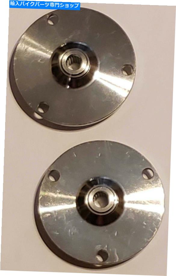 クロームパーツ YAMAHA 84-86トライゼンガーと4 ZINGERS、YT60、YF60 3/100後輪ハブアダプタ Yamaha 84-86 Tri-Zingers and 4-Zingers, YT60, YF60 3/100 Rear Wheel Hub Adapters【並行輸入品】