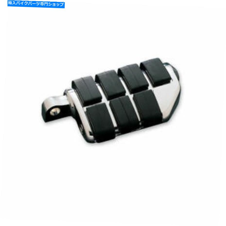 クロームパーツ クライャキン調節可能なクロムゴム眼鏡的ISOフットペッグコンフォートペアペアハーレー Kuryakyn Adjustable Chrome Rubber Dually ISO Footpeg Comfort Pegs Pair Harley【並行輸入品】