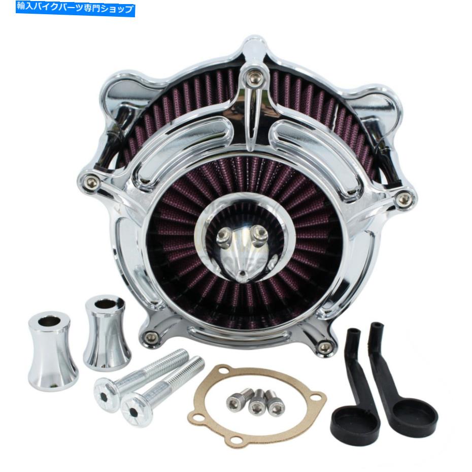 クロームパーツ Harley Suphail FXST Touring Low Riderのためのクロムスパイクエアクリーナー摂取フィルター Chrome Spike Air Cleaner Intake Filter For Harley Softail FXST Touring Low Rider【並行輸入品】|Us Custom Parts Shop USDM