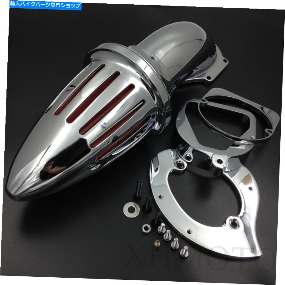 クロームパーツ Honda Spirts Ace 750 1998-2013 Chrome Bullet Air Cleaner Kits Intake Filter For Honda Spirit Ace 750 1998-2013【並行輸入品】