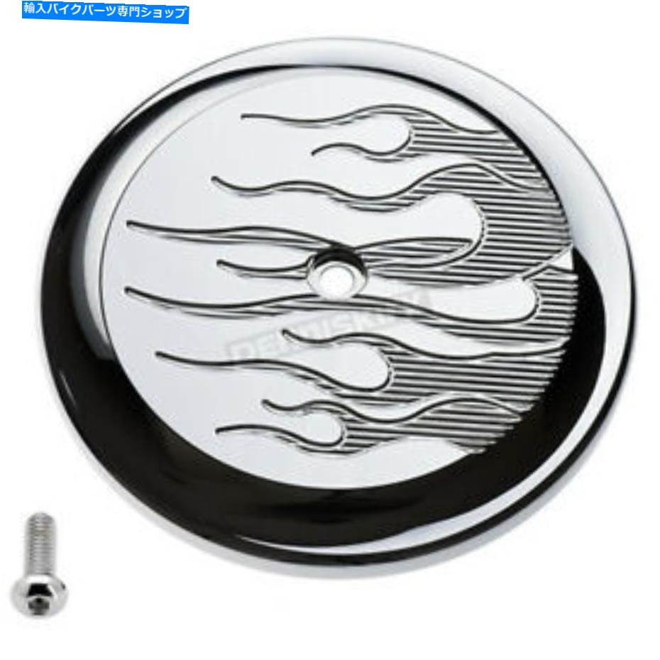 クロームパーツ ジョーカーマシンクロームフレームVTエアクリーナカバー - 02-221-3 Joker Machine Chrome Flame VT Air Cleaner Cover - 02-221-3【並行輸入品】