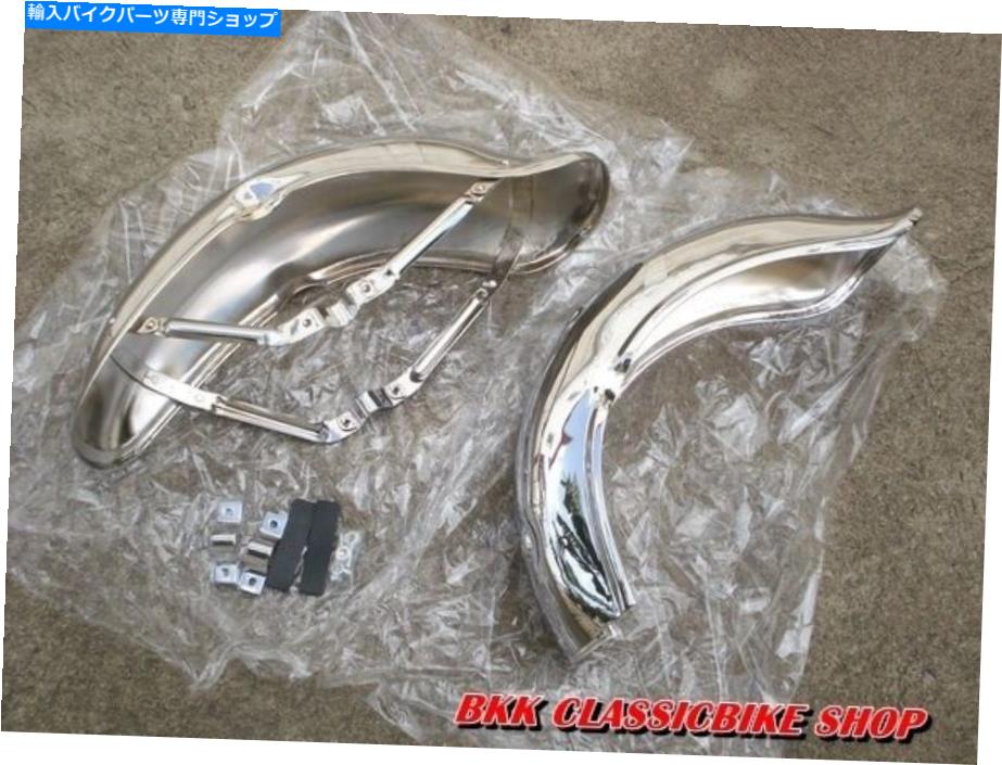 クロームパーツ クロームフェンダーホンダDAX ST70 ST50 CT70 70フロント+リア//日本 Chrome Fender HONDA DAX ST70 ST50 CT70 70 FRONT + REAR // JAPAN【並行輸入品】