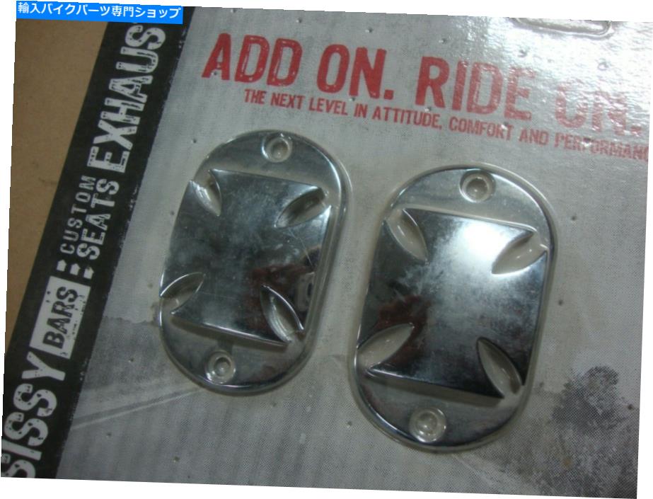 クロームパーツ ビッグドッグオートバイクロームコンターマルタリアアクスルキャップセット2008-11ピットブル BIG DOG MOTORCYCLES CHROME CONTOUR MALTESE REAR AXLE CAP SET 2008-11 PITBULL【並行輸入品】