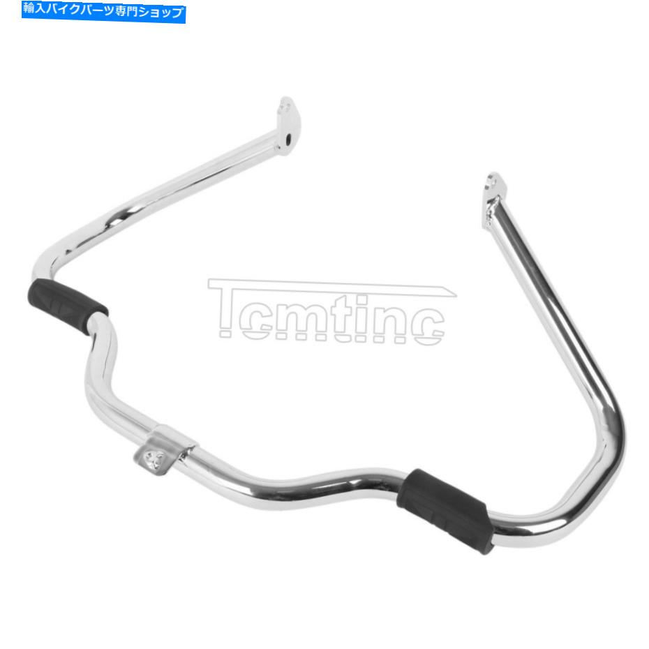 クロームパーツ クロム/ブラック1 1/4 ''エンジンハイウェーガードクラッシュバーフィットハーレーツーリング97-08 Chrome/Black 1 1/4'' Engine Highway Guard Crash Bar Fit For Harley Touring 97-08【並行輸入品】
