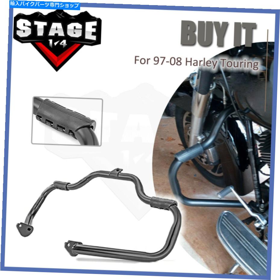 クロームパーツ Mustache Hihgwayエンジンガードクラッシュバー97-08ハーレイTouring Electra Glide Mustache Hihgway Engine Guard Crash Bar For 97-08 Harley Touring Electra Glide【並行輸入品】