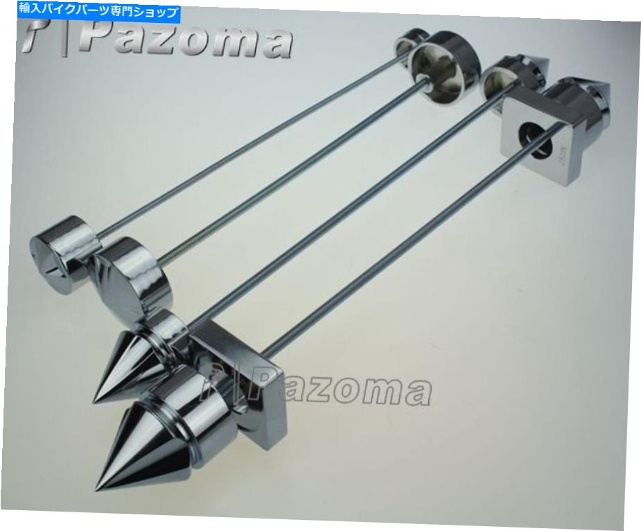 クロームパーツ アクスルドレスアップキットポリッシュフィット鈴木GSX-R1300 HAYABUSA GSX1300 B-King Chrome Axle Dress Up Kit Polished Fits Suzuki GSX-R1300 Hayabusa GSX1300 B-King Chrome【並行輸入品】