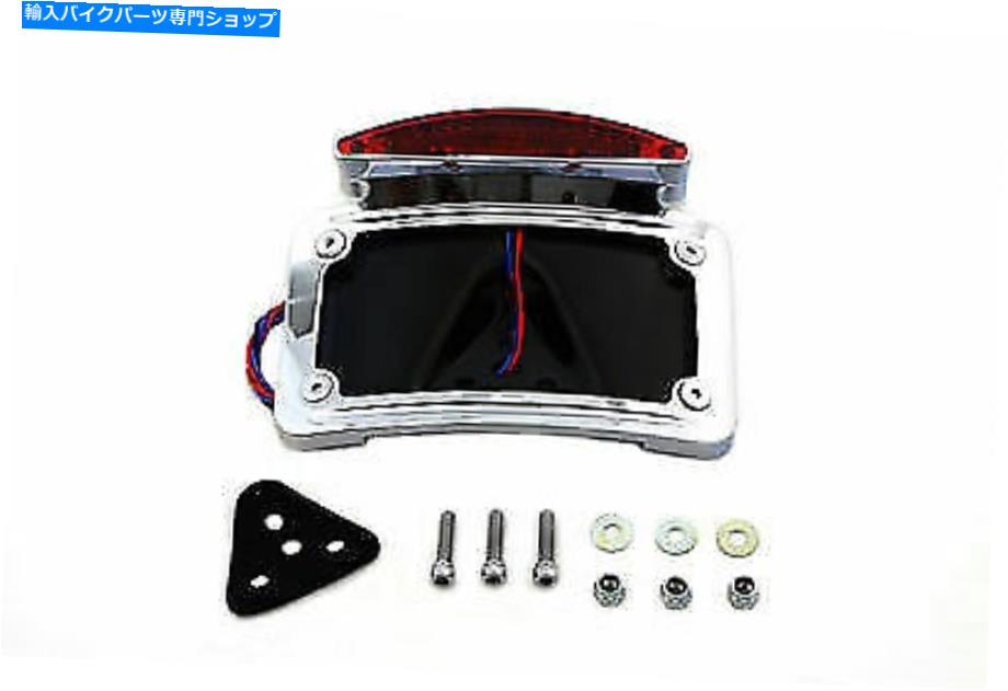 クロームパーツ V-Twinによるハーレーダビッドソンのためのフェンダーマウントテールランプクロム Fender Mount Tail Lamp Chrome for Harley Davidson by V-Twin【並行輸入品】
