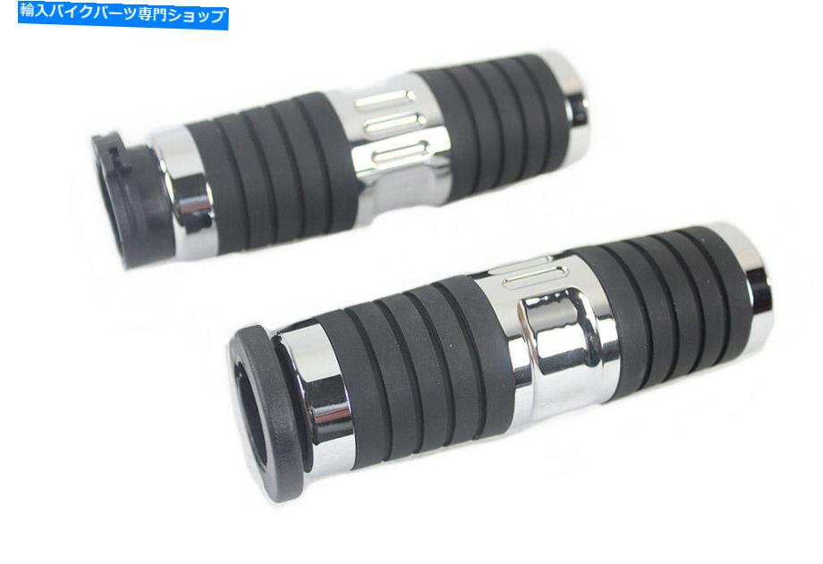 クロームパーツ ハンドグリップセットクロームはハーレー - ダビッドソンオートバイにフィットします Hand Grip Set Chrome fits Harley-Davidson motorcycles【並行輸入品】