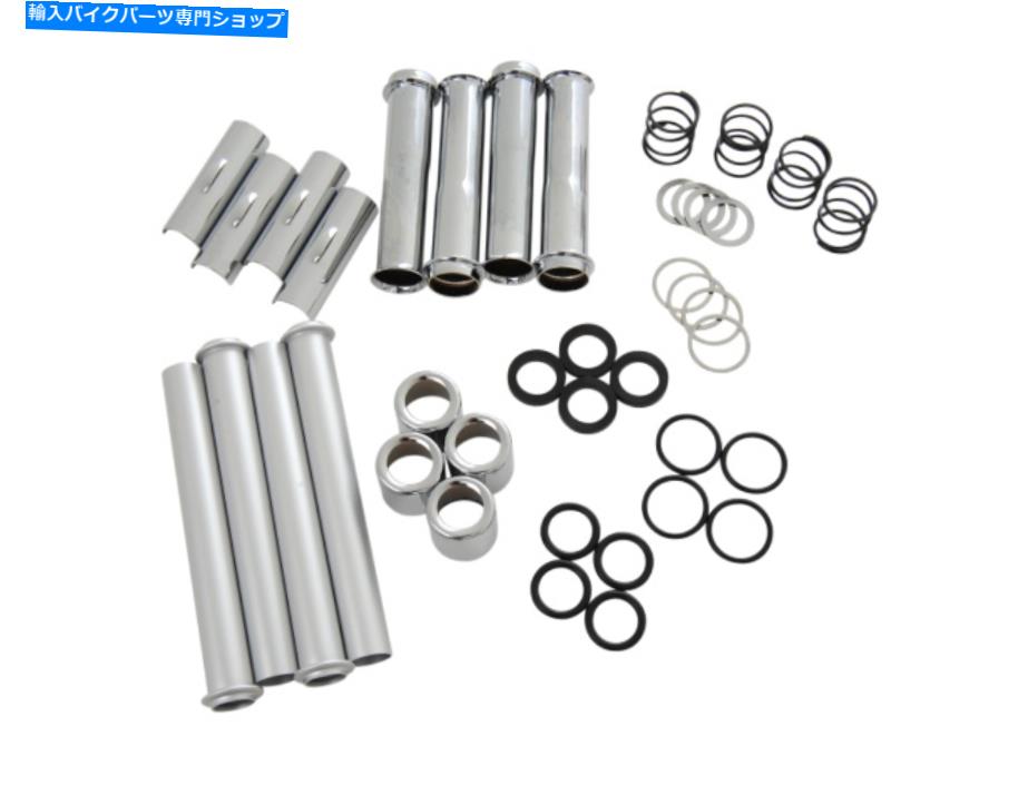 クロームパーツ Drag Specialties Chrome Pushrodチューブキット04-19ハーリースポーツスターXL 883 1200 Drag Specialties Chrome Pushrod Tube Kit 04-19 Harley Sportster XL 883 1200【並行輸入品】