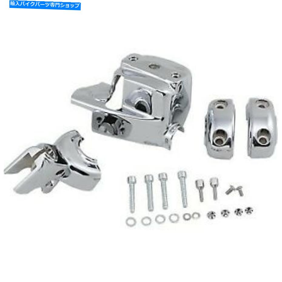 クロームパーツ Kuryakyn 9119 Chromeハンドルバーコントロールカバーキット Kuryakyn 9119 Chrome Handlebar Control Cover Kit for Harley【並行輸入品】