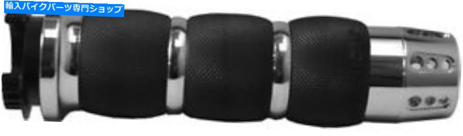 クロームパーツ エイボンエアクッショングリップガトリンクロームMT-AIR-90-CH-GA Avon Air Cushioned Grips Gatlin Chrome Mt-Air-90-Ch-Ga【並行輸入品】