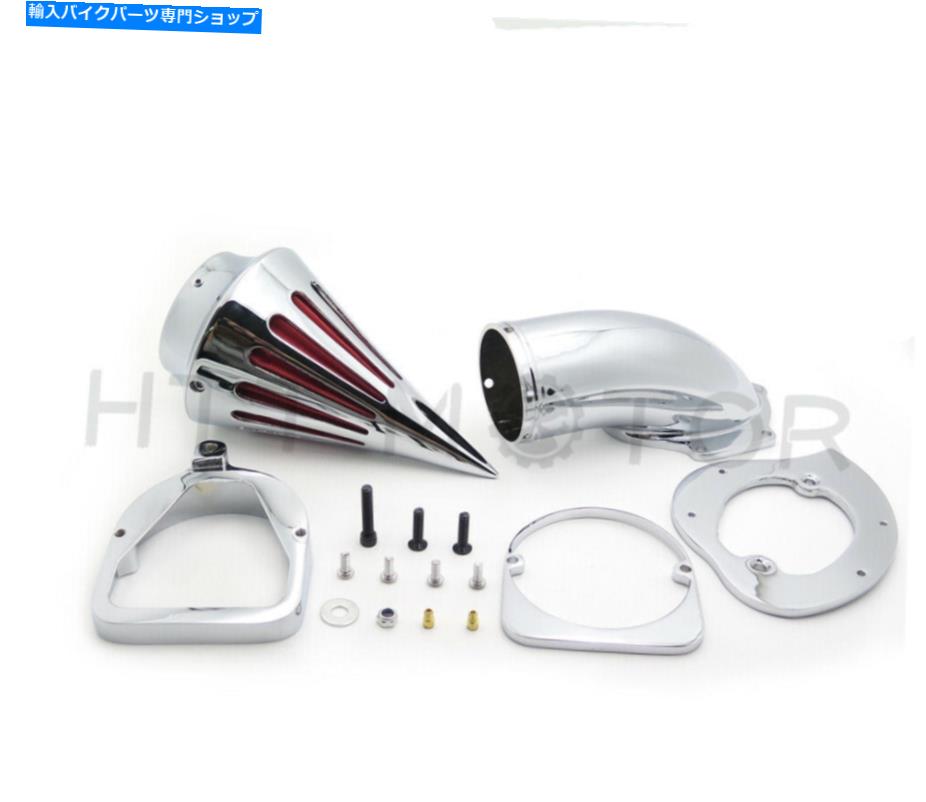 クロームパーツ ホンククロームスパイクエアクリーナーキットホンダスピリットエース750 1998-2013 HongK Chrome Spike Air Cleaner Intake Kit For Honda Spirit Ace 750 1998-2013【並行輸入品】