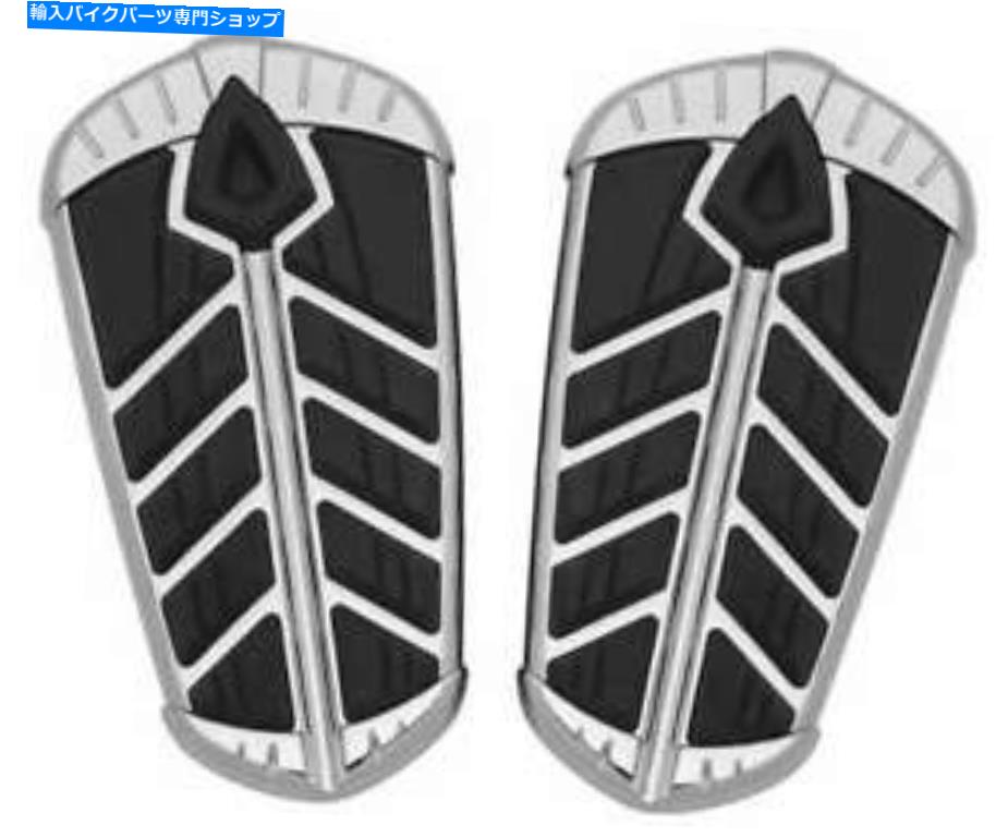 クロームパーツ Kuryakyn 5656槍の乗客の床板のインサート、クロム15-16ロードマスター Kuryakyn 5656 Spear Passenger Floorboard Inserts, Chrome 15-16 ROADMASTER【並行輸入品】｜Us Custom Parts Shop USDM