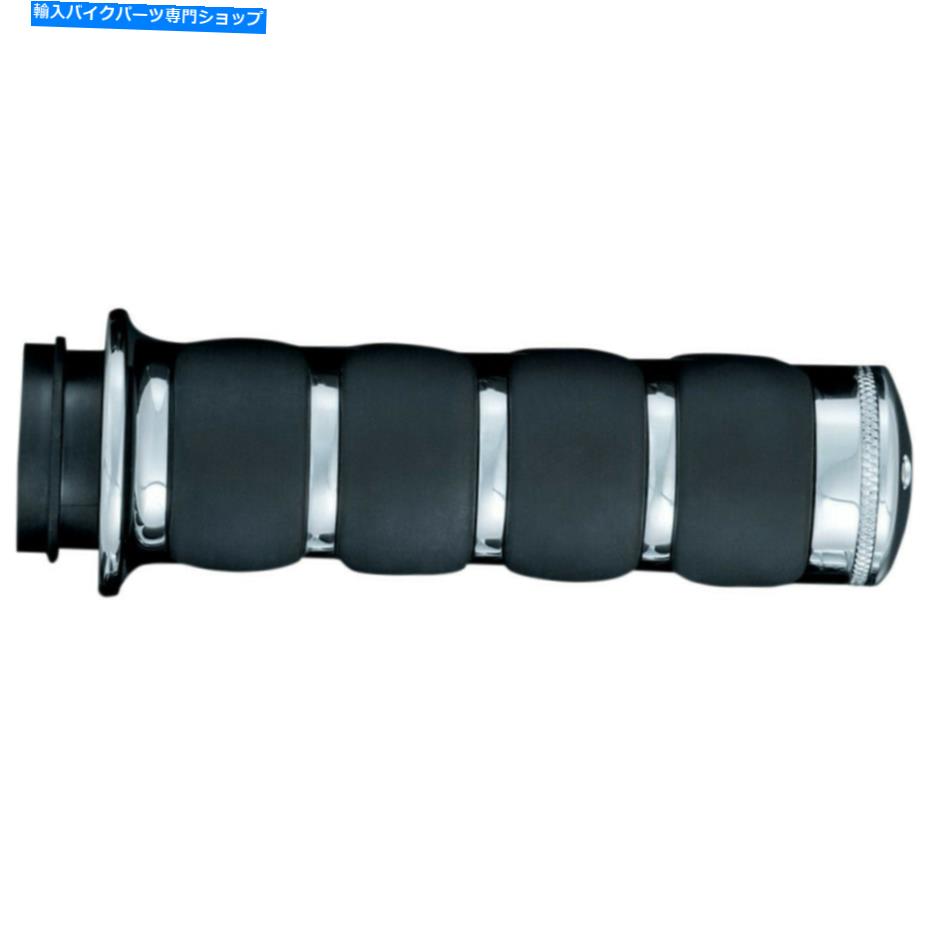 クロームパーツ kuryakyn chrome iso grips for '08 - '19 flt | 6227. Kuryakyn Chrome ISO-Grips for '08 - '19 FLT | 6227【並行輸入品】
