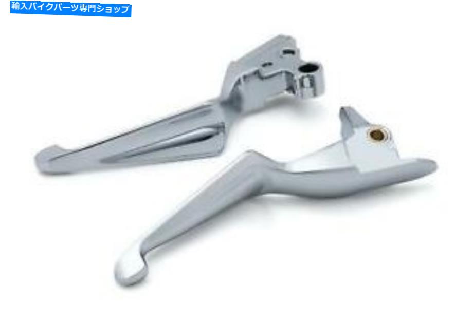 クロームパーツ Kuryakyn 1986 Boss Blade Levers - Chrome Kuryakyn 1986 Boss Blade Levers - Chrome【並行輸入品】