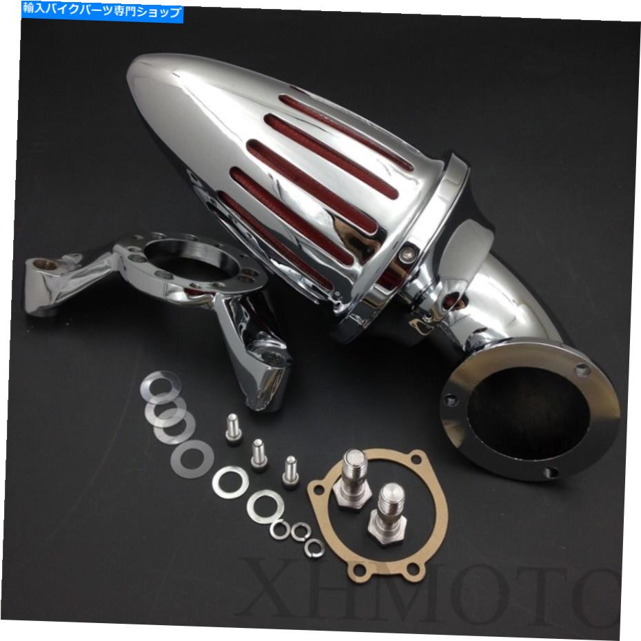 クロームパーツ ハーレーCVキャブレターDelphi V-Twin Chromeのための弾丸の空気クリーナーの摂取 Bullet Air Cleaner Intake For Harley Cv Carburetor Delphi V-Twin Chrome【並行輸入品】