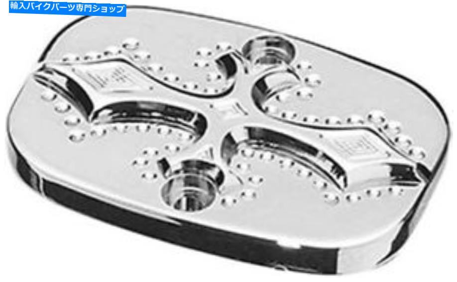 クロームパーツ prec。ビレットDRK-340-02UP-CHR DARKIDE LOWERマスタシリンダーカバークロム PREC. BILLET DRK-340-02UP-CHR Darkside Lower Master Cylinder Cover Chrome【並行輸入品】