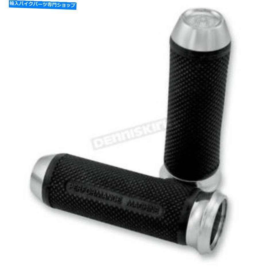 クロームパーツ パフォーマンス機械クロームエリートグリップ - 00635-2028Ch. Performance Machine Chrome Elite Grips - 00635-2028CH【並行輸入品】