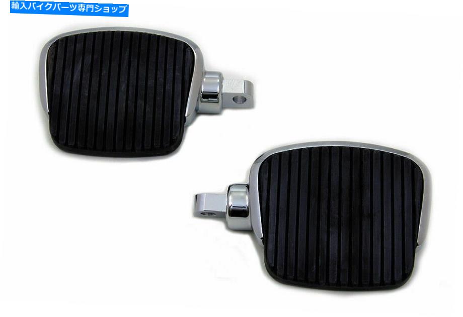 クロームパーツ V-Twinによるハーレーダビッドソンのためのクロムミニドライバーのフットボードセット Chrome Mini Driver Footboard Set for Harley Davidson by V-Twin【並行輸入品】