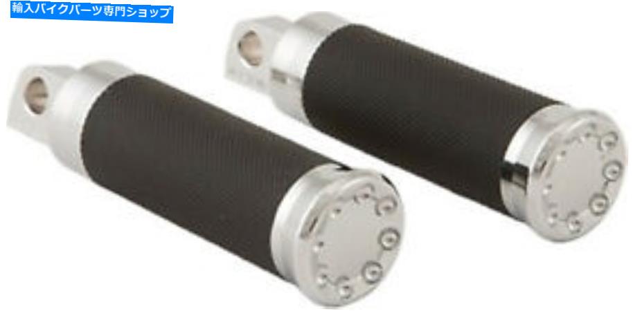 クロームパーツ HardDrive 0035-1142-CHフットペグクロームスロットル HARDDRIVE 0035-1142-CH Foot Pegs Chrome Throttle【並行輸入品】