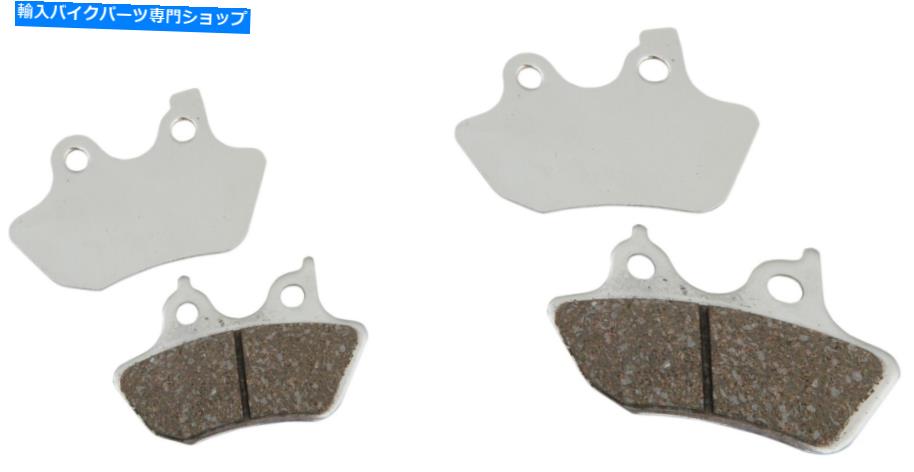 クロームパーツ クロム済みVシリーズブレーキパッド - SET CHROMEメッキVシリーズブレーキパッドフロントセット Chromed V Series Brake Pads - Set Chrome Plated V Series Brake Pads Front Set【並行輸入品】