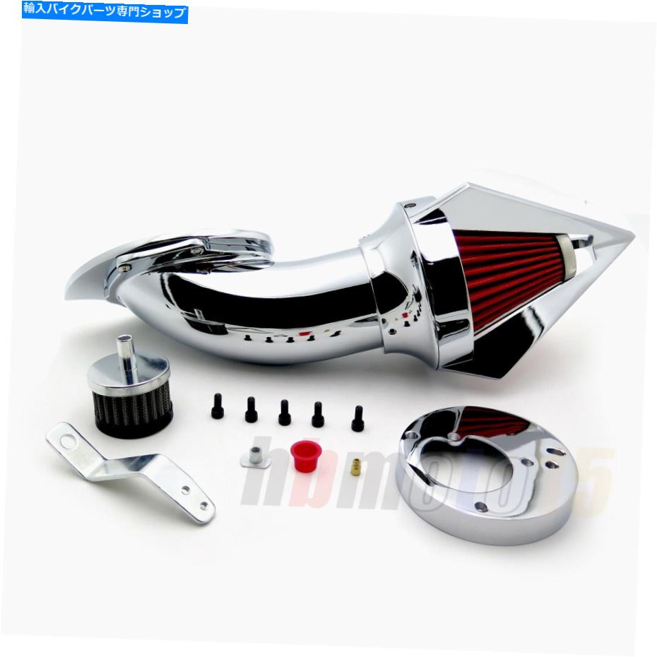 クロームパーツ ホンダVTX1300 VTX 1300 86- 2012用エアクリーナー吸気フィルターキットダイヤモンドクローム Air Cleaner Intake Filter Kit Diamond Chrome For Honda Vtx1300 Vtx 1300 86- 2012【並行輸入品】