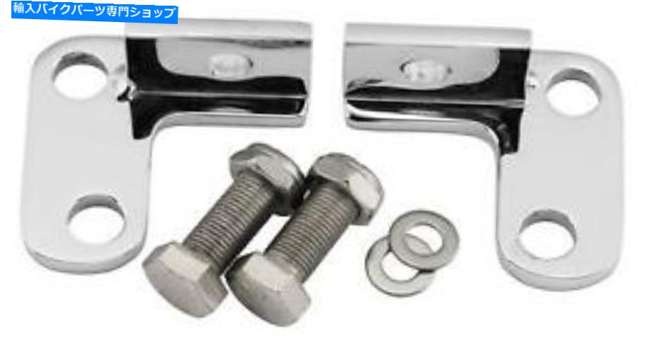 クロームパーツ バリーブランドのブロック、クロムB28-276 BURLY BRAND LOWERING BLOCKS, CHROME B28-276CH【並行輸入品】