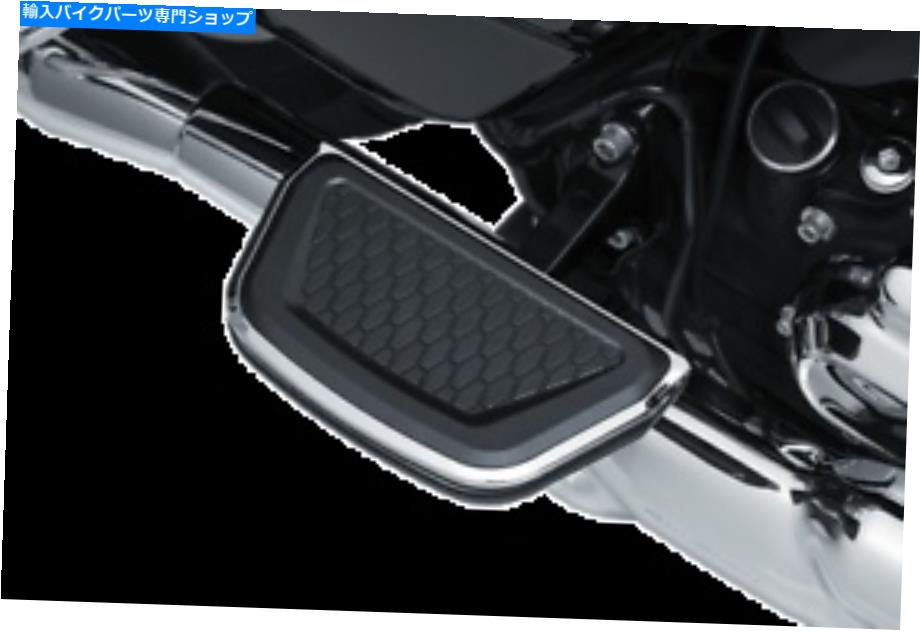 クロームパーツ k-ツインのためのクライャキンの床板カバー - Chrome 5902 Kuryakyn Floorboard Covers for V-Twin - Chrome 5902【並行輸入品】