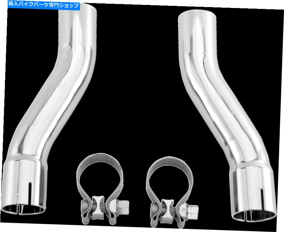 クロームパーツ Vance＆Hines Power Dual Muffler Adapter Kit for 09-16ハーリートリケflhxxx Vance & Hines Power Dual Muffler Adapter Kit for 09-16 Harley Trike FLHXXX【並行輸入品】