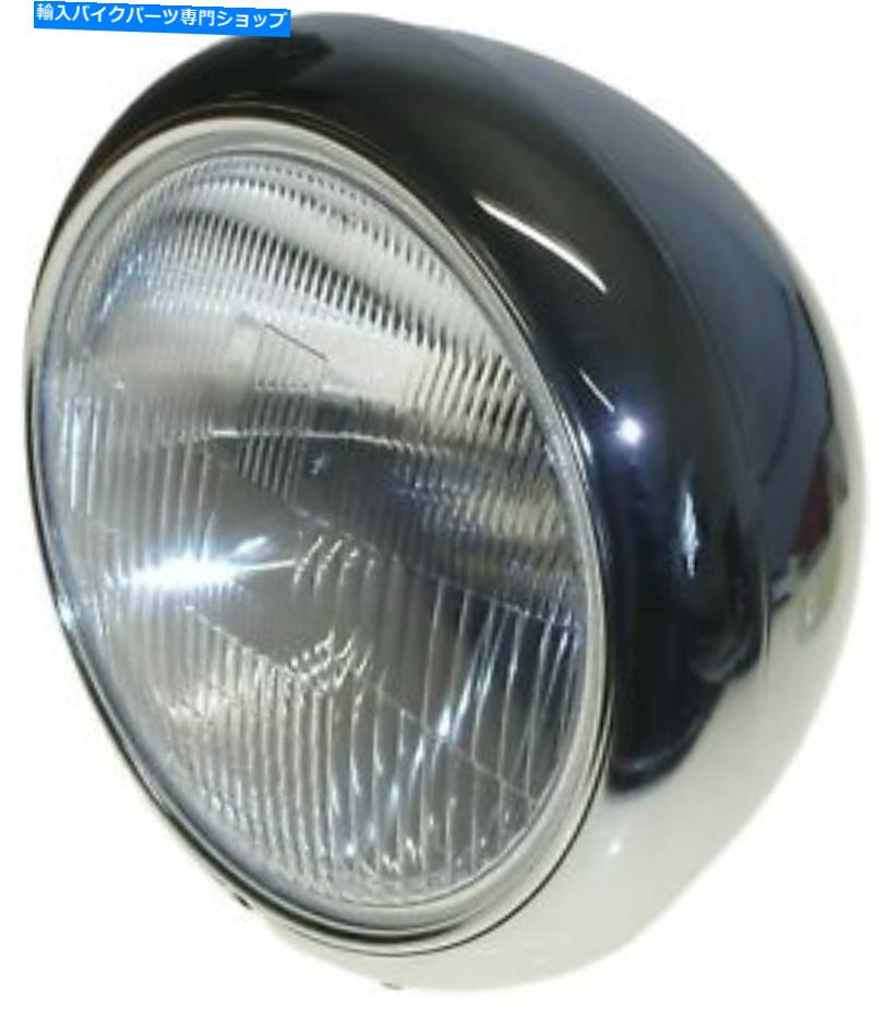 クロームパーツ ヘッドライトラウンドクロムボトムマウントボウルバック8 " Headlight Round Chrome Bottom Mount Bowl Back 8"【並行輸入品】｜Us Custom Parts Shop USDM