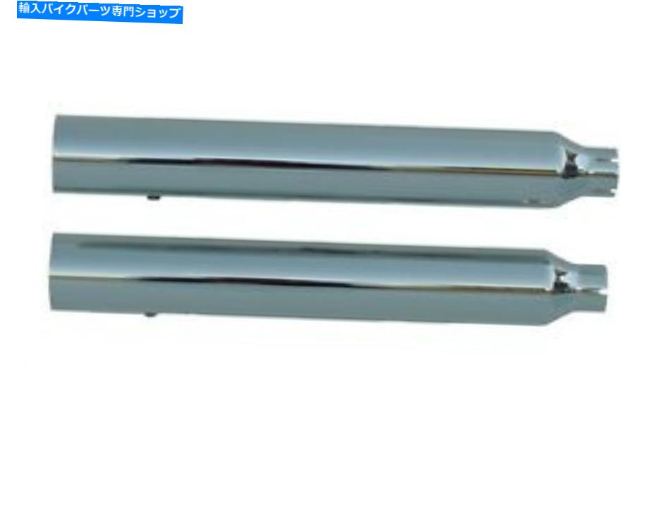 クロームパーツ ラッシュレーシング24203-175 FXR 82-94スリップオンマフラーストレートカット Rush Racing 24203-175 FXR 82-94 Slip-on Muffler Straight Cut【並行輸入品】